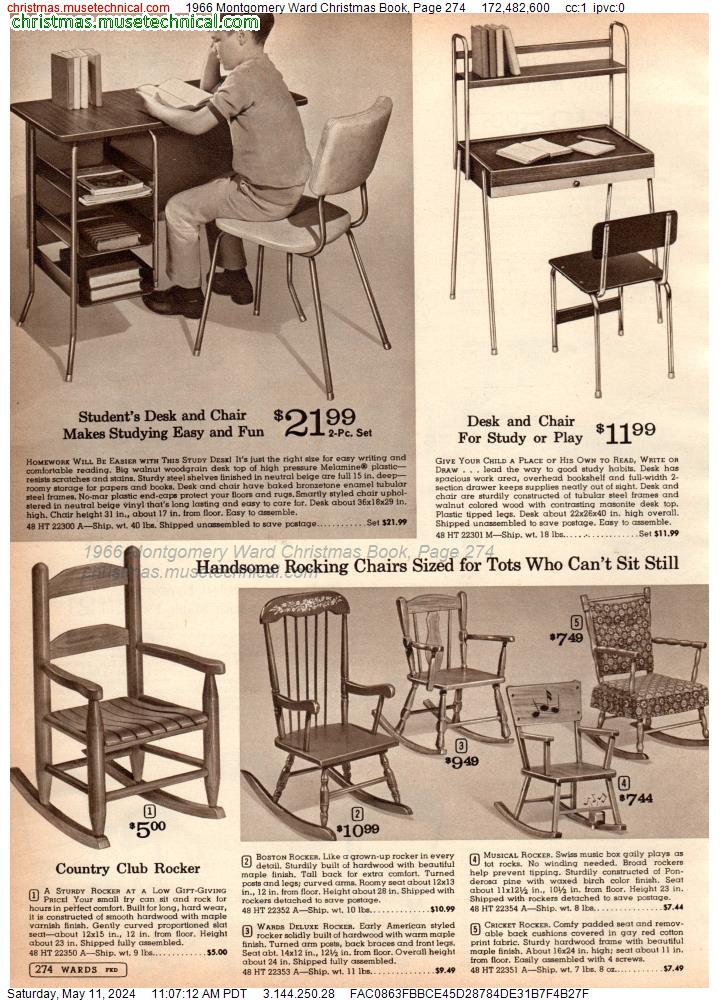 1966 Montgomery Ward Christmas Book, Page 274