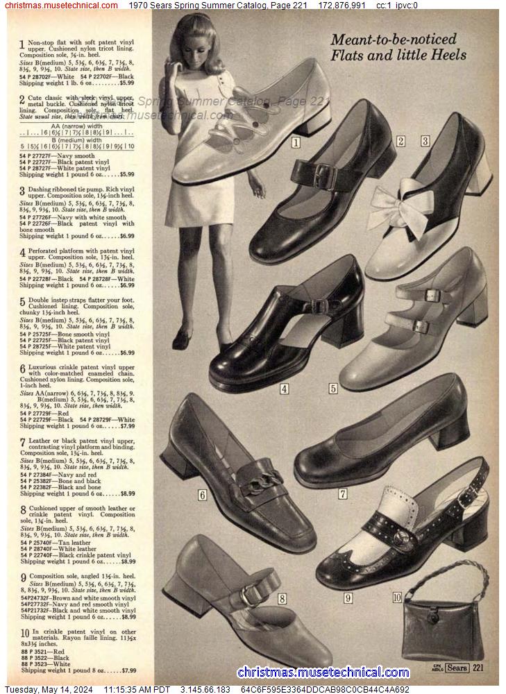 1970 Sears Spring Summer Catalog, Page 221