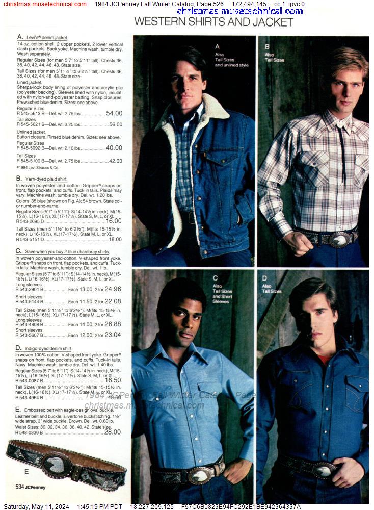 1984 JCPenney Fall Winter Catalog, Page 526