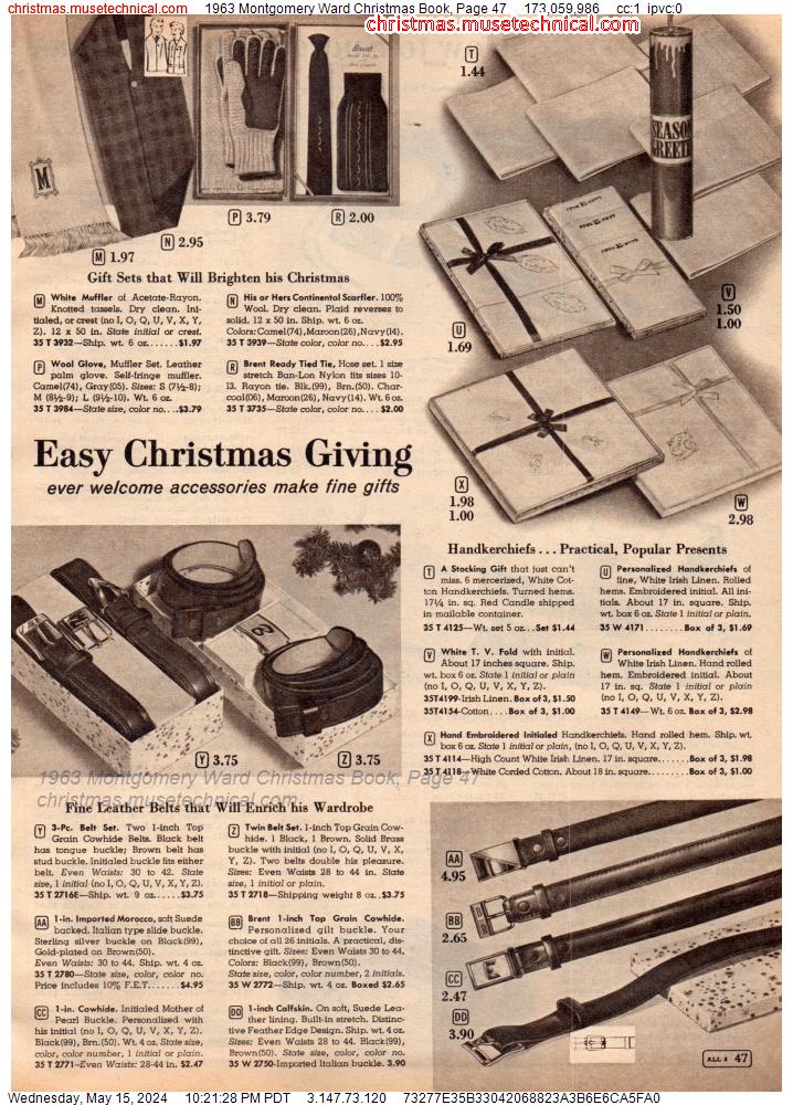 1963 Montgomery Ward Christmas Book, Page 47