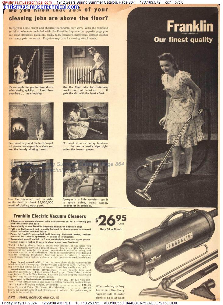 1942 Sears Spring Summer Catalog, Page 864