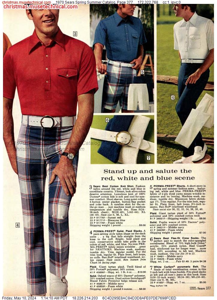 1970 Sears Spring Summer Catalog, Page 377