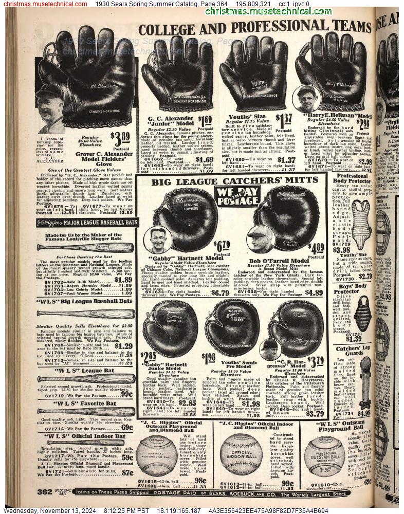 1930 Sears Spring Summer Catalog, Page 364