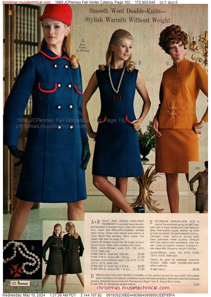 1969 JCPenney Fall Winter Catalog, Page 102