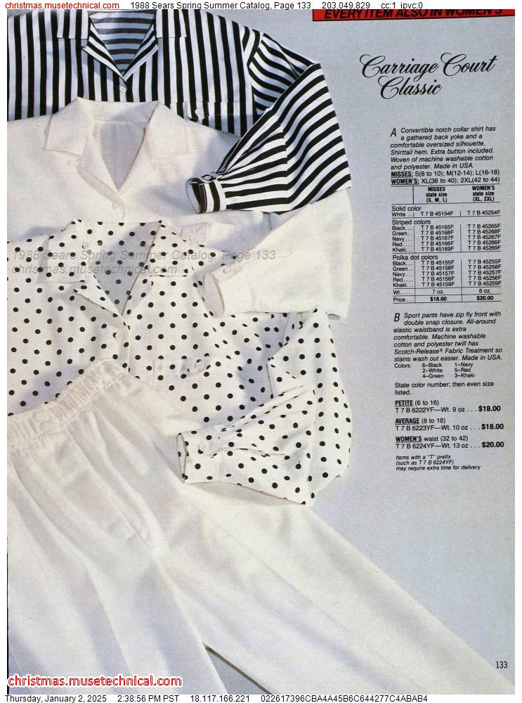 1988 Sears Spring Summer Catalog, Page 133