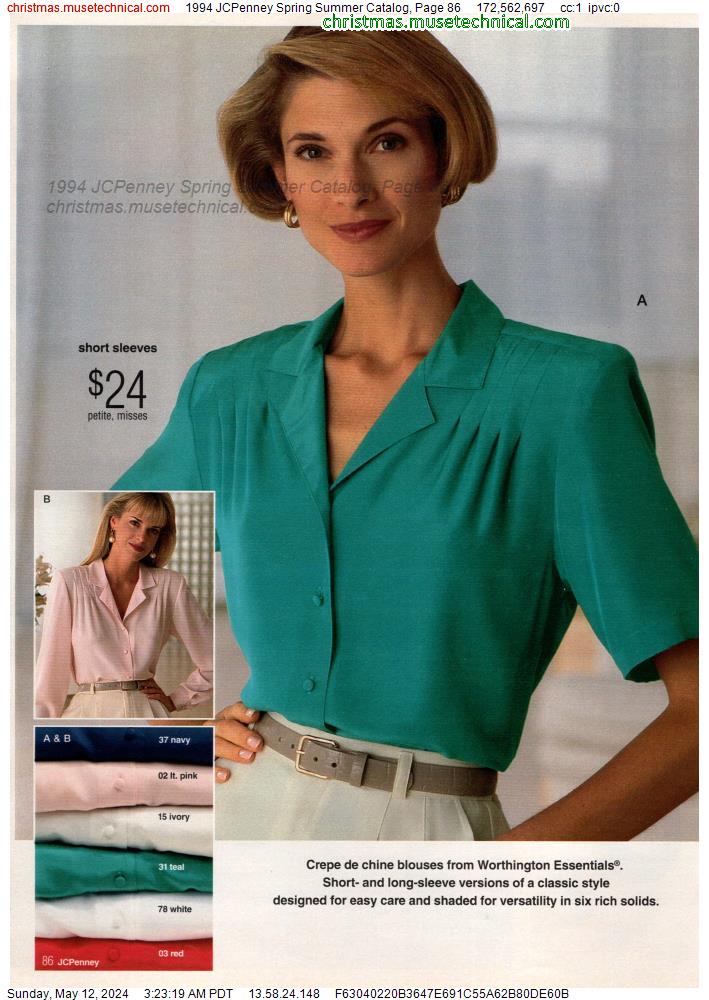 1994 JCPenney Spring Summer Catalog, Page 86