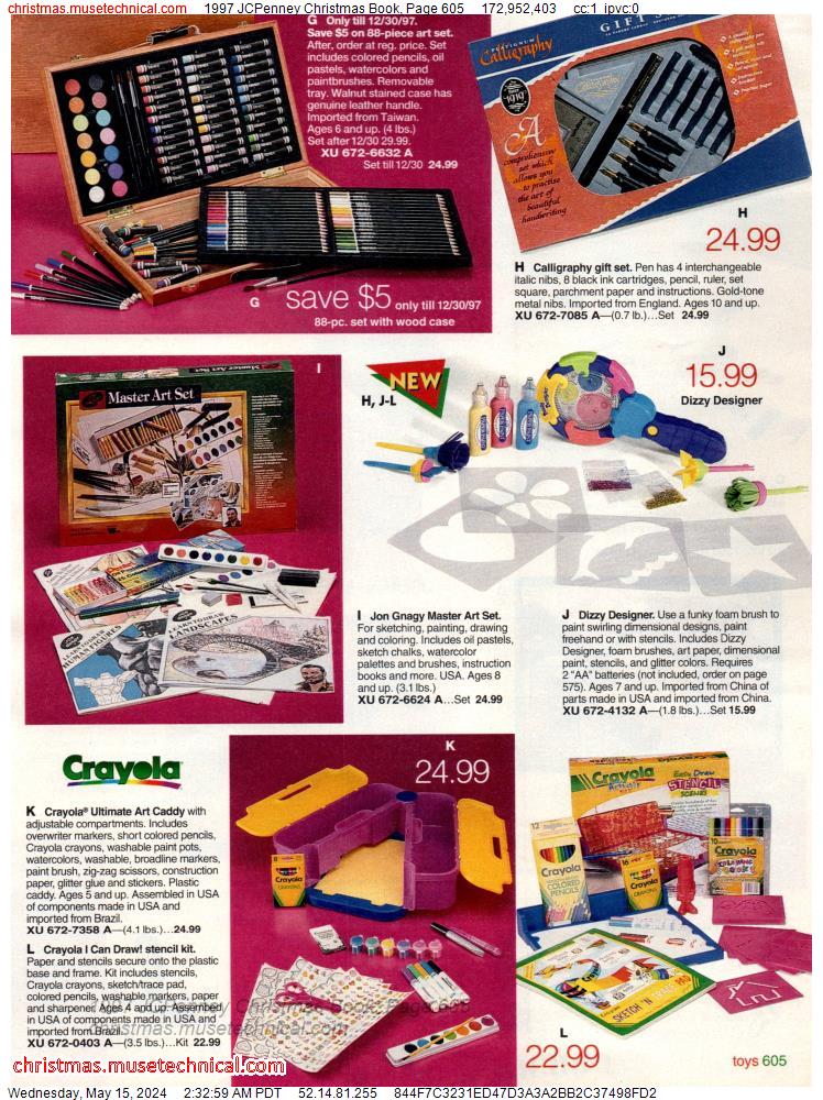 1997 JCPenney Christmas Book, Page 605