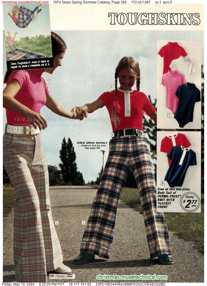 1974 Sears Spring Summer Catalog, Page 380