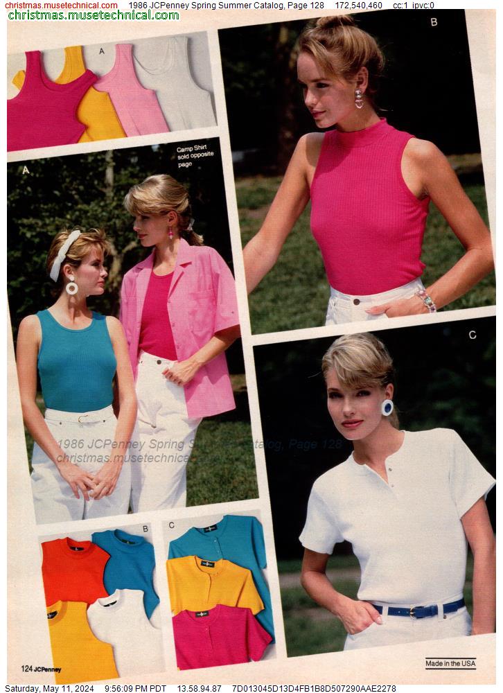 1986 JCPenney Spring Summer Catalog, Page 128