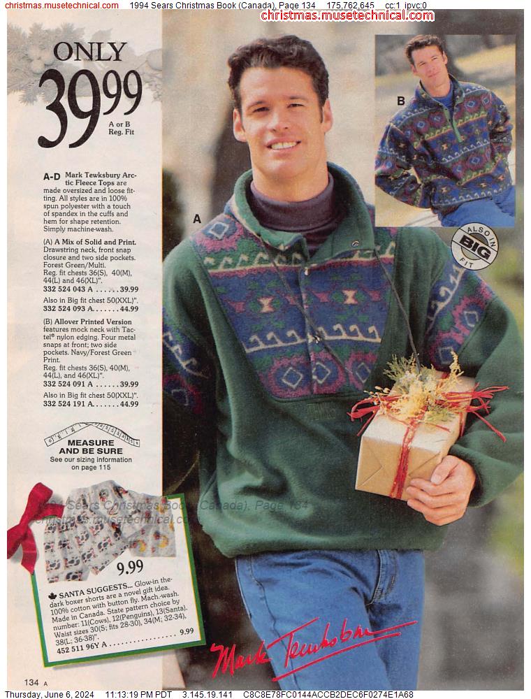 1994 Sears Christmas Book (Canada), Page 134