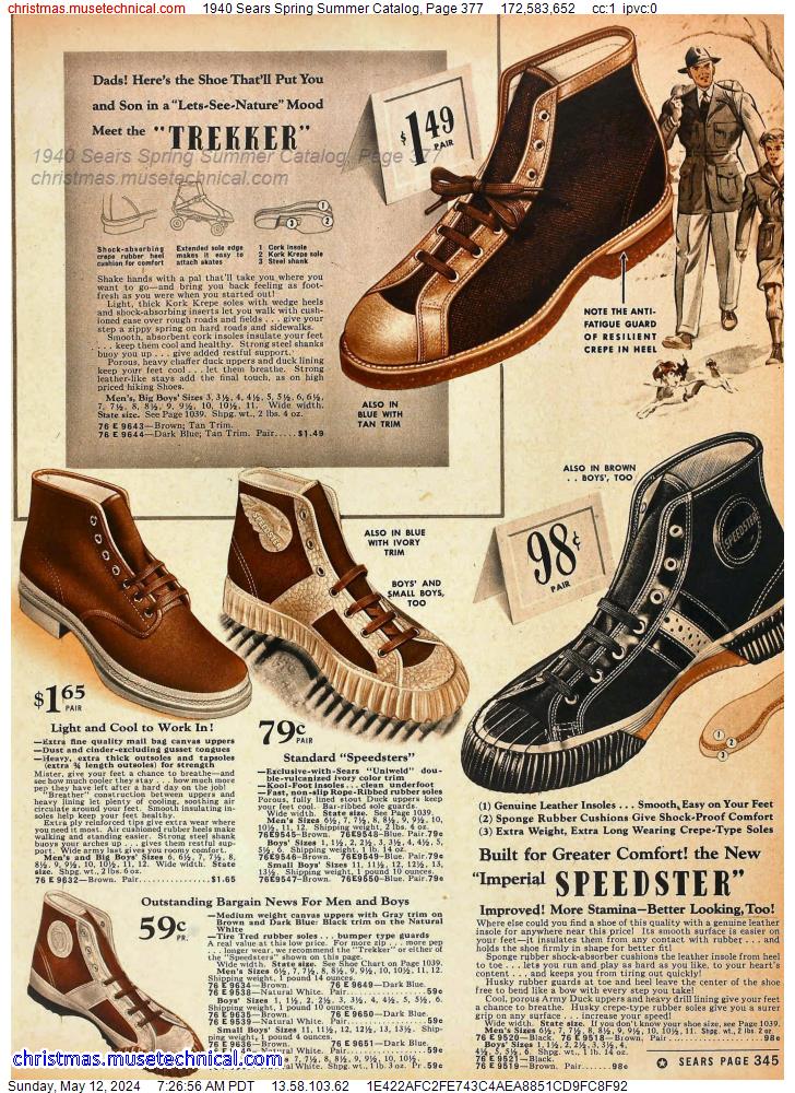1940 Sears Spring Summer Catalog, Page 377
