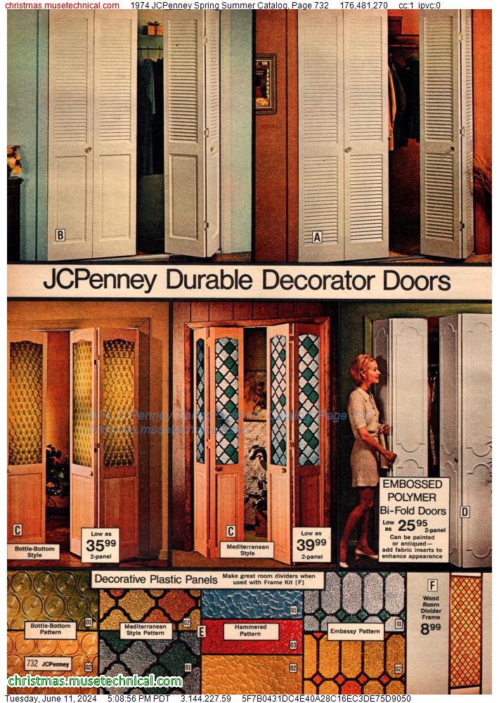1974 JCPenney Spring Summer Catalog, Page 732