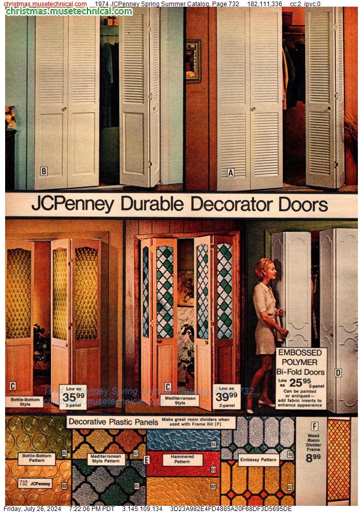 1974 JCPenney Spring Summer Catalog, Page 732