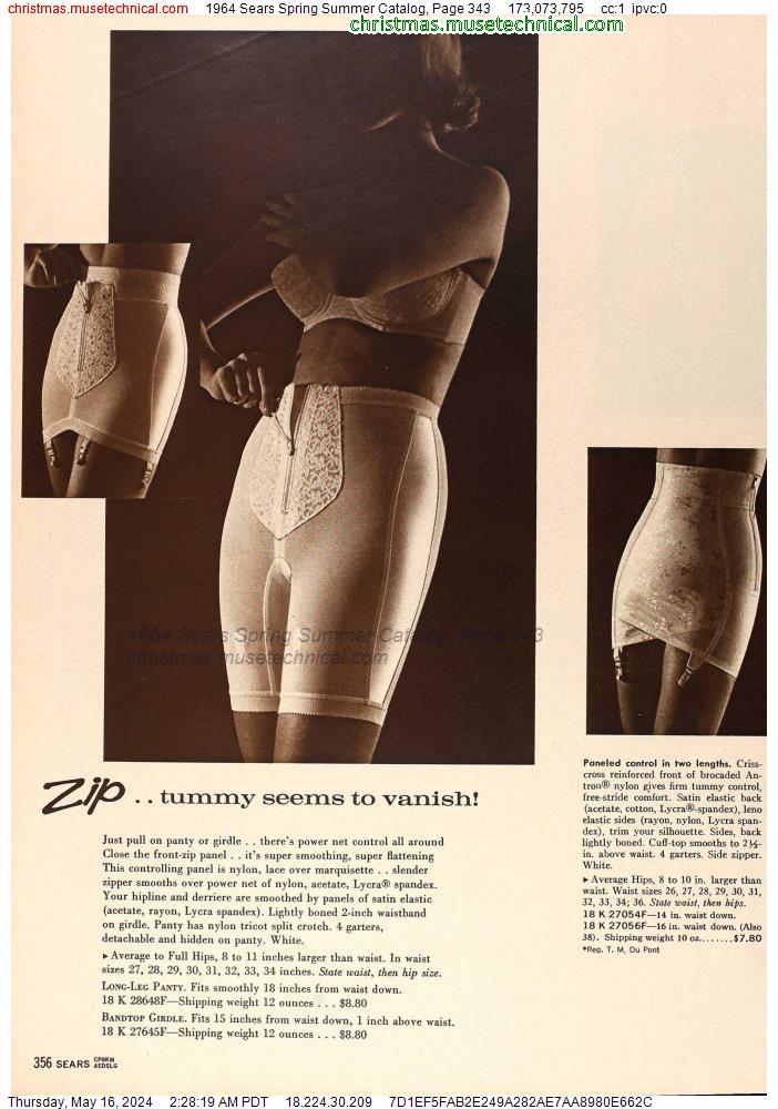1964 Sears Spring Summer Catalog, Page 343