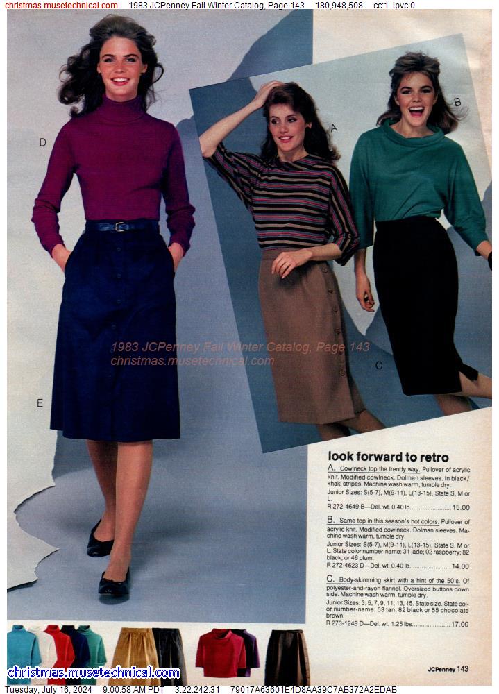 1983 JCPenney Fall Winter Catalog, Page 143