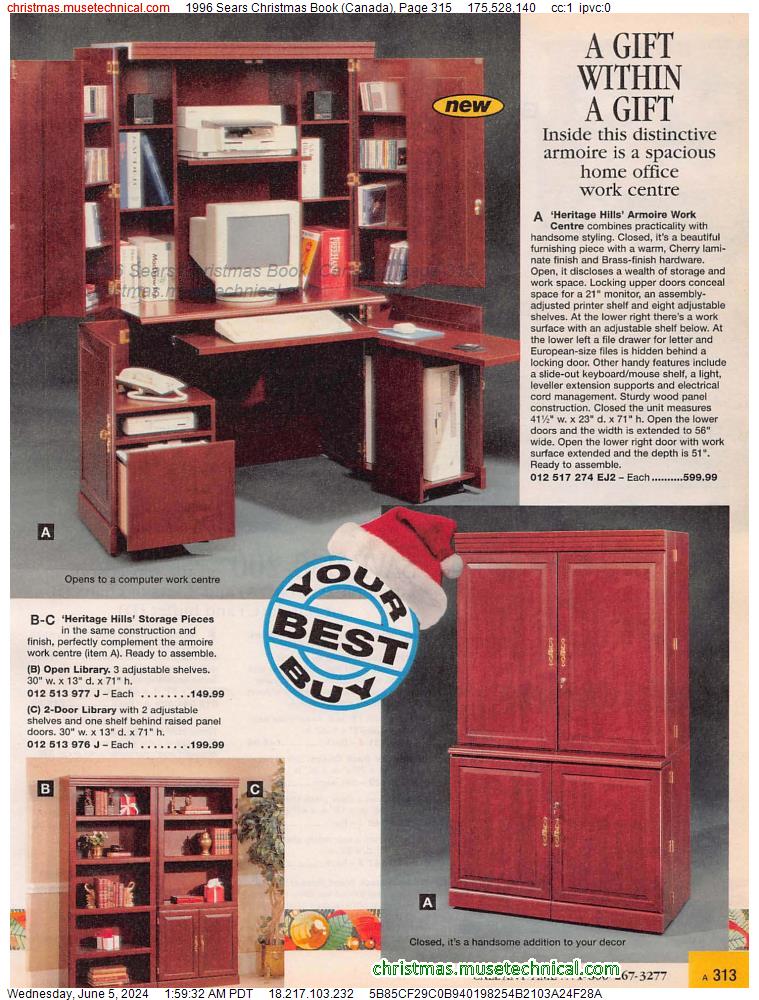 1996 Sears Christmas Book (Canada), Page 315
