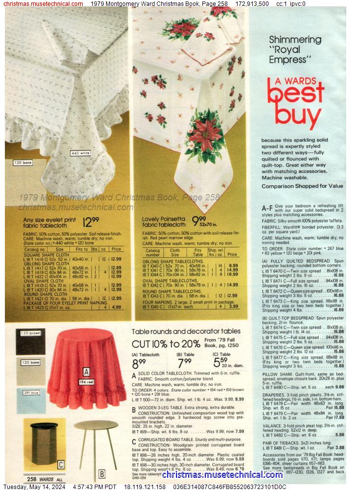 1979 Montgomery Ward Christmas Book, Page 258