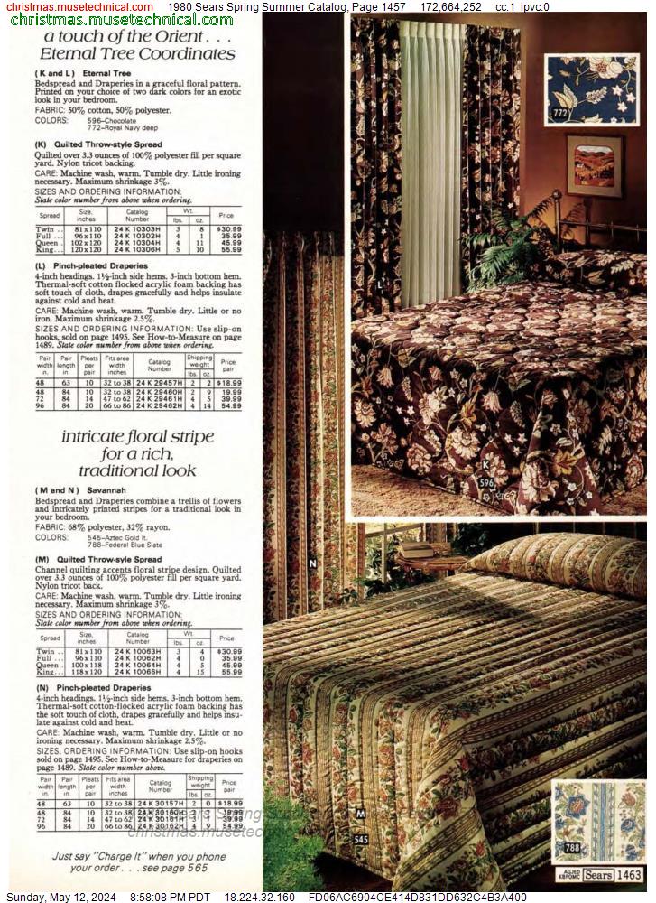 1980 Sears Spring Summer Catalog, Page 1457