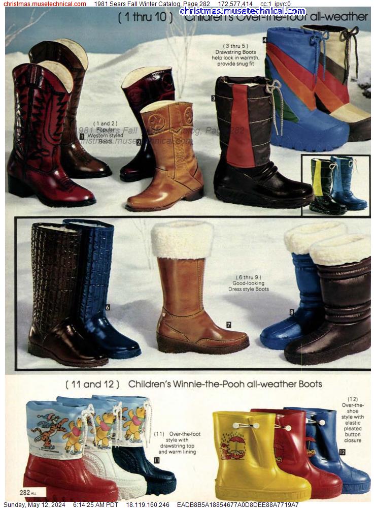 1981 Sears Fall Winter Catalog, Page 282
