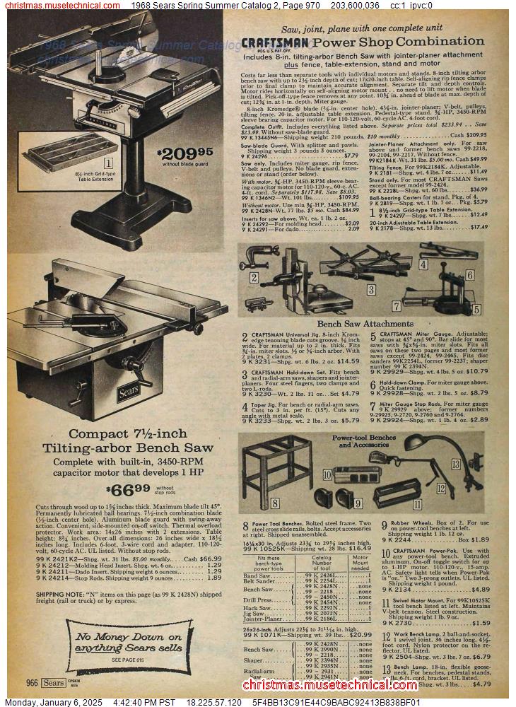 1968 Sears Spring Summer Catalog 2, Page 970