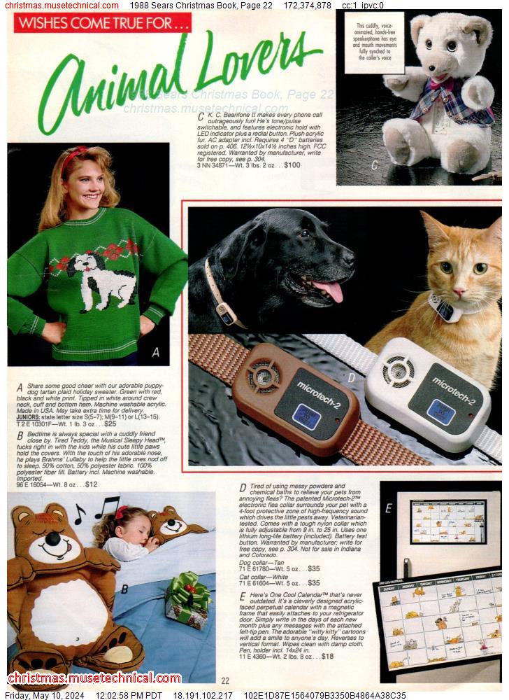 1988 Sears Christmas Book, Page 22