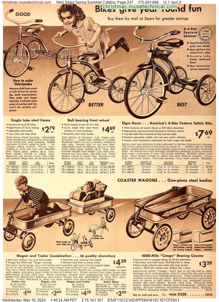 1942 Sears Spring Summer Catalog, Page 247