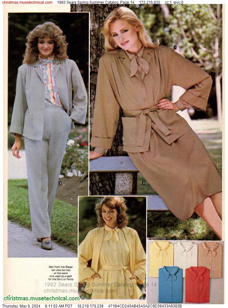 1983 Sears Spring Summer Catalog, Page 14