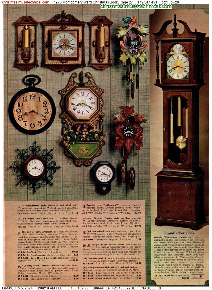 1970 Montgomery Ward Christmas Book, Page 27