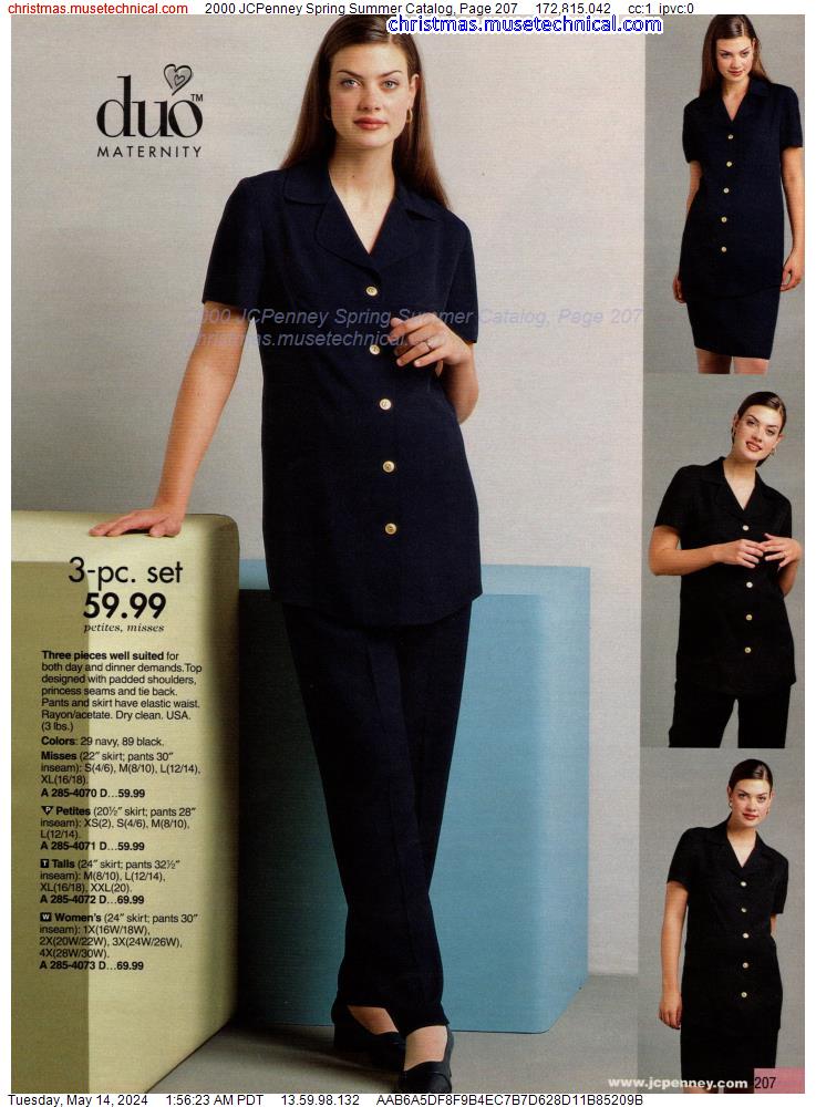 2000 JCPenney Spring Summer Catalog, Page 207