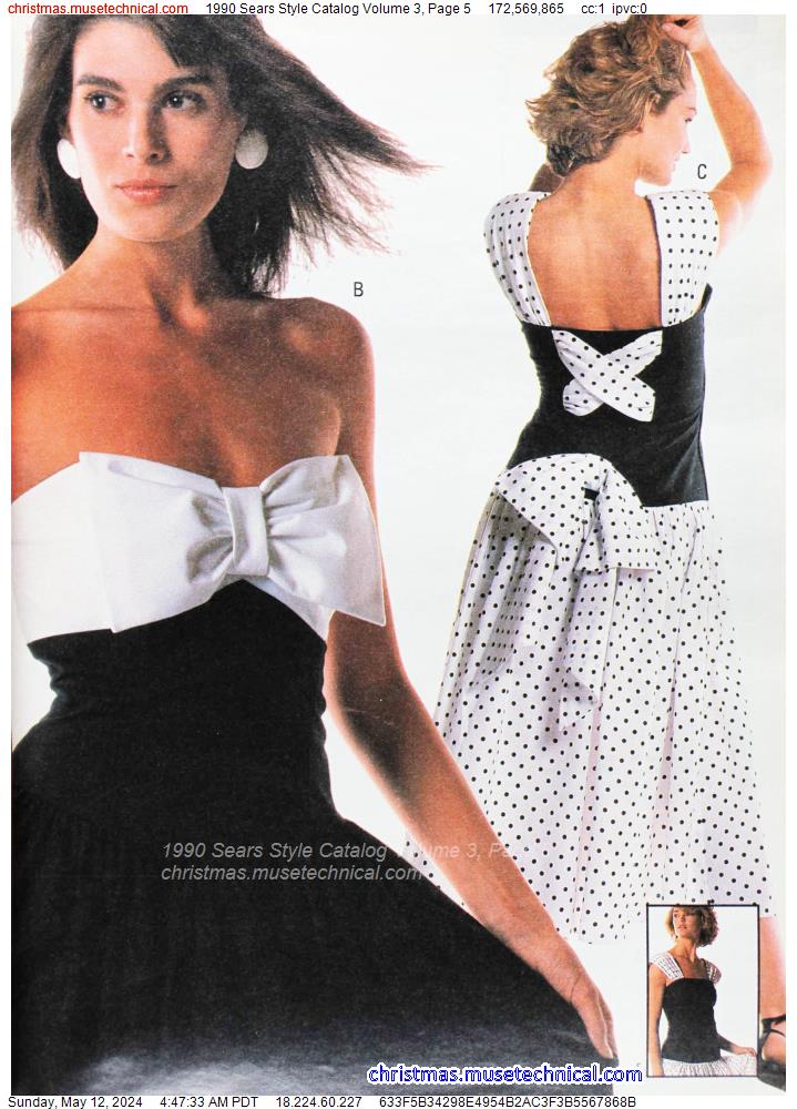 1990 Sears Style Catalog Volume 3, Page 5