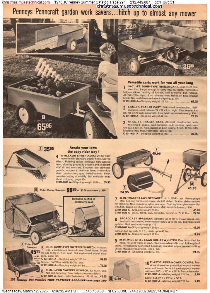 1970 JCPenney Summer Catalog, Page 294