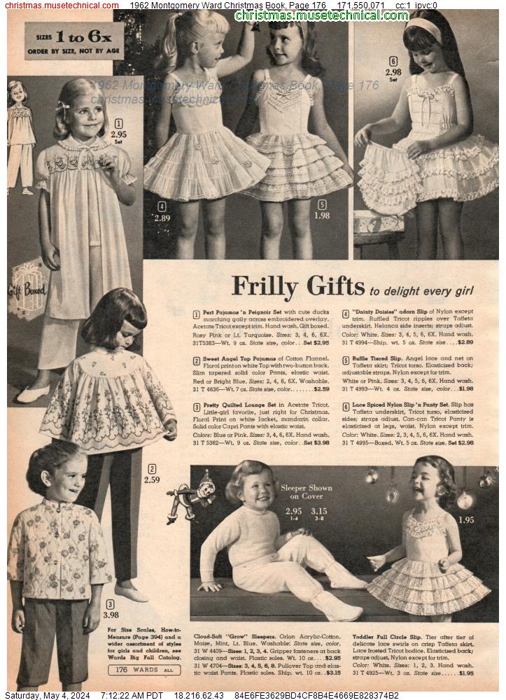 1962 Montgomery Ward Christmas Book, Page 176