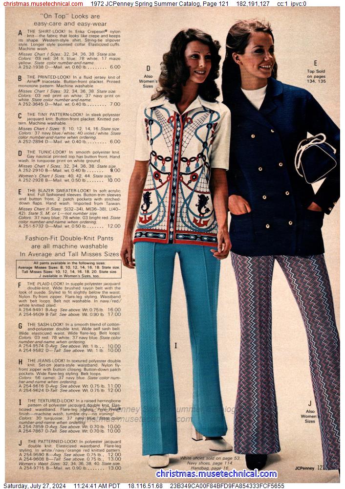 1972 JCPenney Spring Summer Catalog, Page 121
