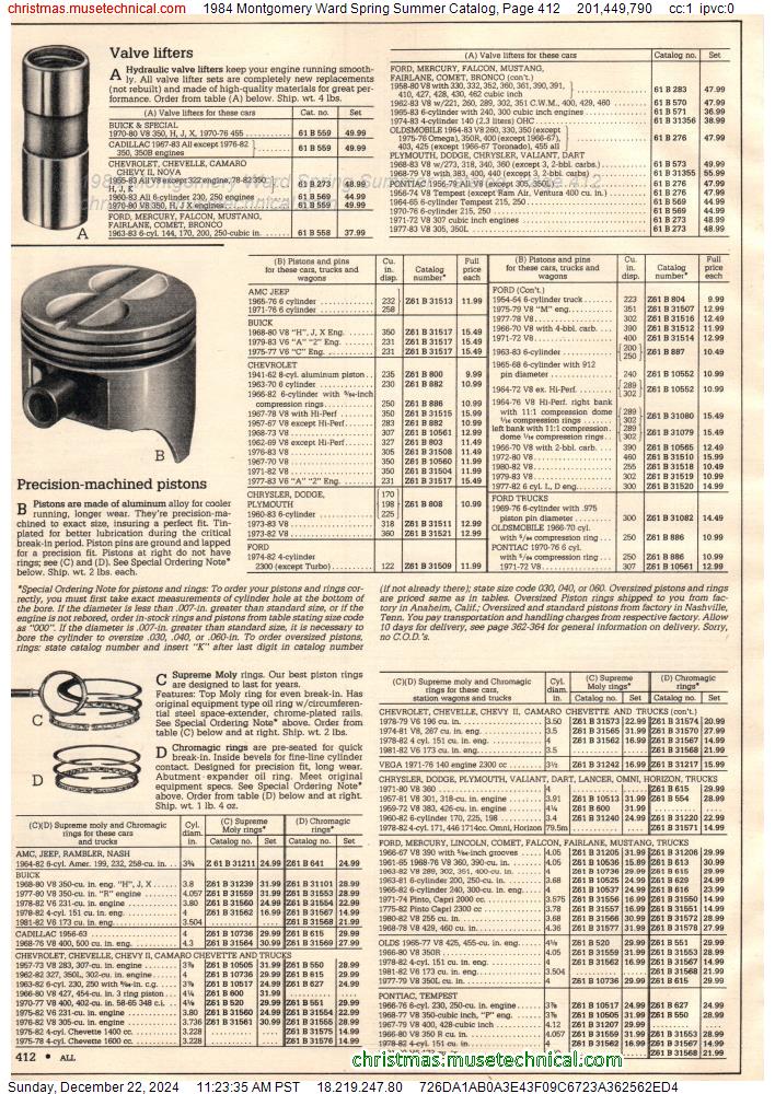 1984 Montgomery Ward Spring Summer Catalog, Page 412