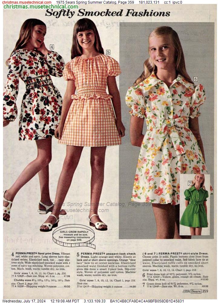 1975 Sears Spring Summer Catalog, Page 359