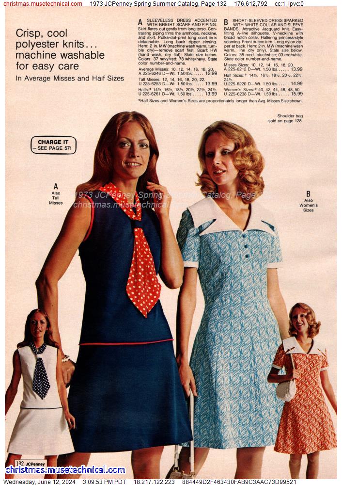 1973 JCPenney Spring Summer Catalog, Page 132
