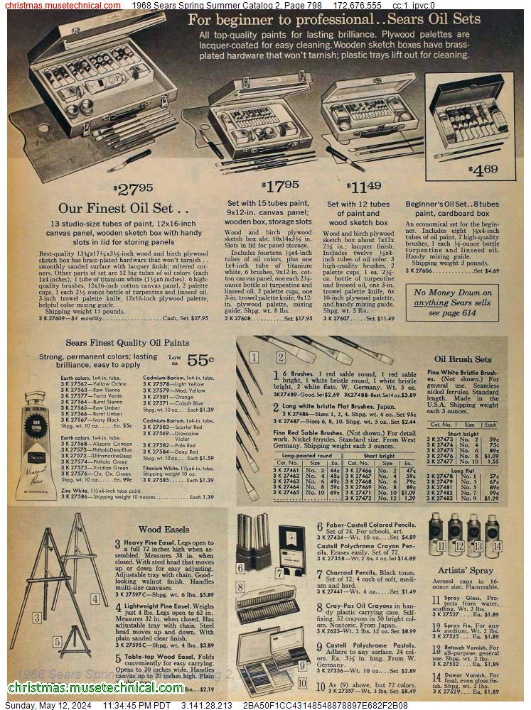 1968 Sears Spring Summer Catalog 2, Page 798