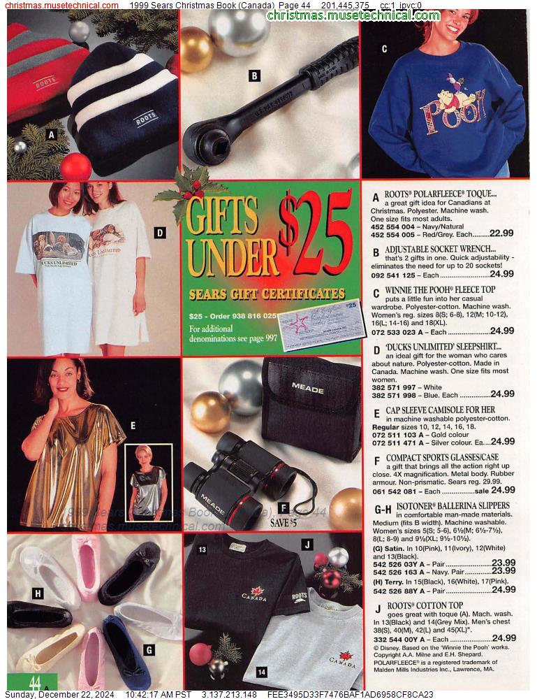 1999 Sears Christmas Book (Canada), Page 44