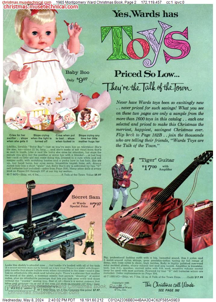1965 Montgomery Ward Christmas Book, Page 2