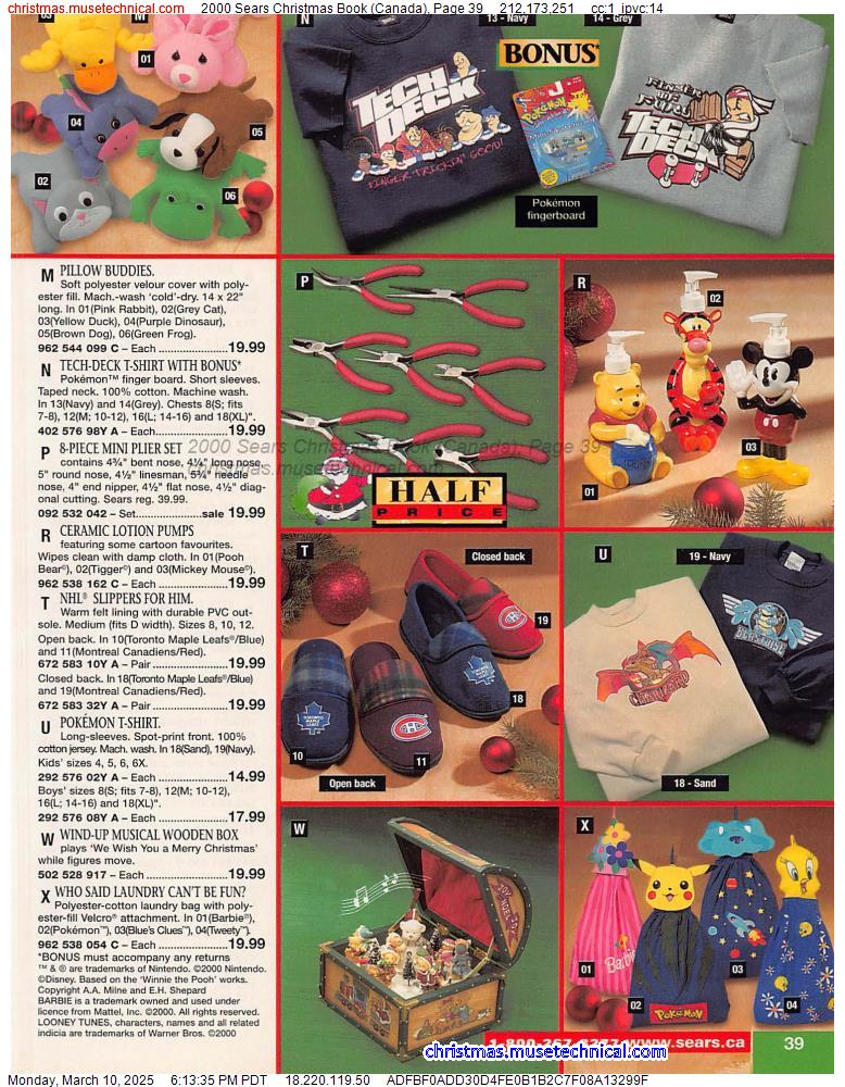 2000 Sears Christmas Book (Canada), Page 39