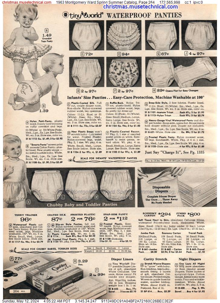 1963 Montgomery Ward Spring Summer Catalog, Page 264