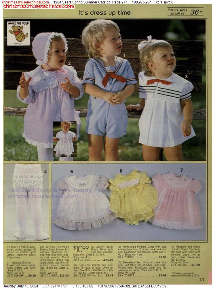 1984 Sears Spring Summer Catalog, Page 271