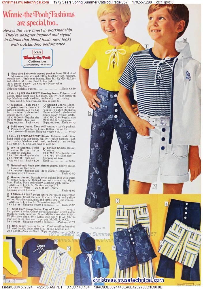 1972 Sears Spring Summer Catalog, Page 357