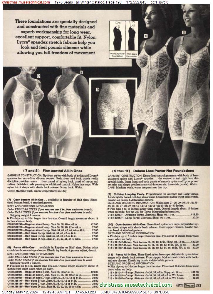 1976 Sears Fall Winter Catalog, Page 193