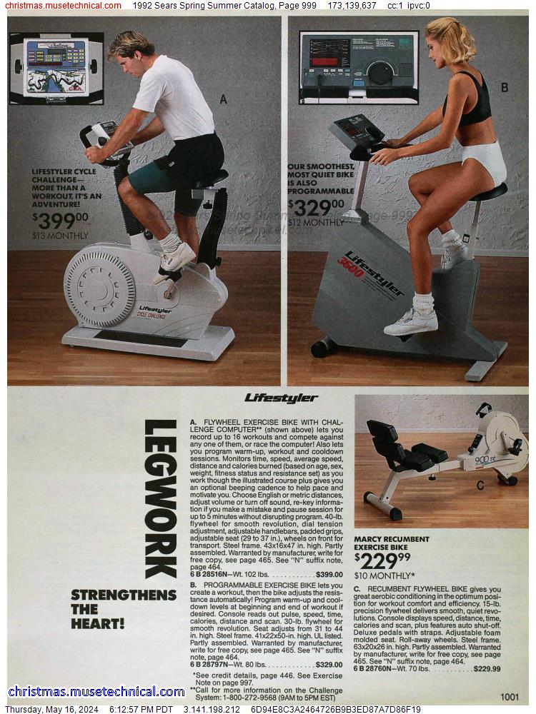 1992 Sears Spring Summer Catalog, Page 999