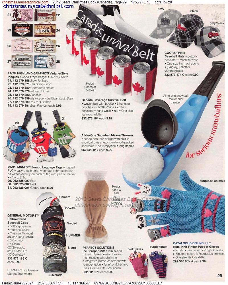 2012 Sears Christmas Book (Canada), Page 29