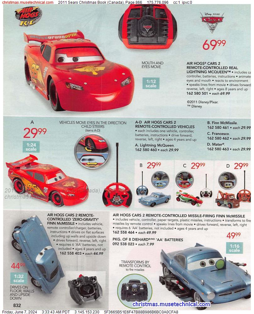2011 Sears Christmas Book (Canada), Page 866