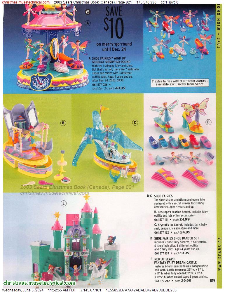 2003 Sears Christmas Book (Canada), Page 821