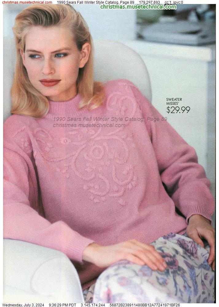 1990 Sears Fall Winter Style Catalog, Page 89