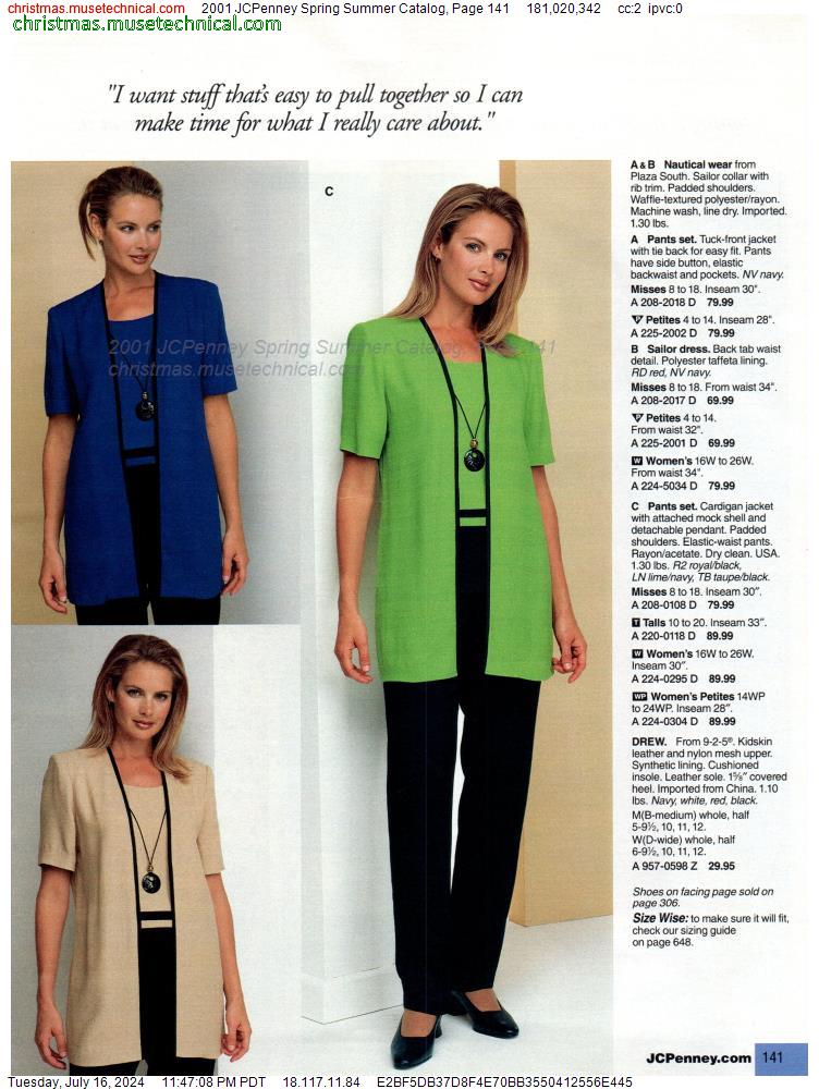 2001 JCPenney Spring Summer Catalog, Page 141